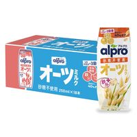 ダノンジャパン アルプロ たっぷり食物繊維 オーツミルク 砂糖不使用 250ml×36本（直送品）