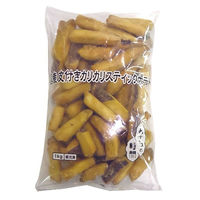 日本食品開発促進 [冷凍食品] おさつの時間 国産皮付きカリカリスティックポテト 1kg×5個 4990128016709（直送品）