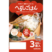 サラヤ サラヤ ロカボスタイルへるしごはん（炊飯パック） 150g×3×4個 4973512279874（直送品）