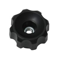 シンワ測定 部品 グリップナット 黒 アルミ自由金用 84730 1セット(5台)（直送品）