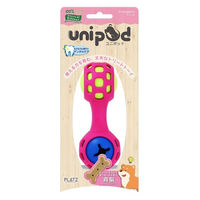 ユニポッド（unipod）ダンベル ピンク 1個 犬 おもちゃ