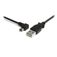 mini USBケーブル 0.9m L型 Mini USBケーブル[オス] - USB-A[オス] 1本 Startech.com
