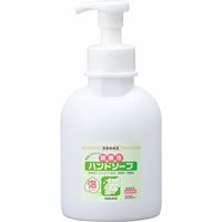 サラヤ 弱酸性ハンドソープ（泡/無香料/ポンプ付/500mL/減容ボトル） 23408 1本 23-6808-01