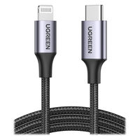 ライトニングケーブル 1m USB Type-C[オス] - Lightning[オス]  高耐久  MFi認証 急速充電対応 iPhone 1本 UGREEN