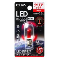 朝日電器株式会社 ＬＥＤ電球　ナツメ　Ｅ１２ LDT1CR-G-E12-G107 1個（直送品）