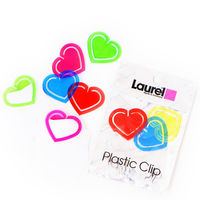 Laurel ローレル　プラスチッククリップ 10個入 2袋セット A-LC08×2P 5セット エヒメ紙工（直送品）