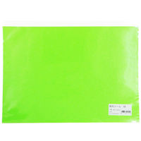 蛍光色シール グリーン 30×44cm BS-L-G 5枚 エヒメ紙工（直送品）
