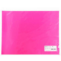蛍光色シール ピンク 28×35cm BS-M-P 5枚 エヒメ紙工（直送品）