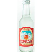 （株）友桝飲料 友桝飲料 信州 りんごサイダー 瓶 245ml ｘ24 4537221214672（直送品）