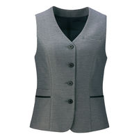 アイトス レディースベスト 41011 グレー 7号 1枚（直送品）