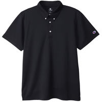 Champion(チャンピオン) ボタンダウン 半袖ポロシャツ XXL ブラック C3XS397 1枚（直送品）