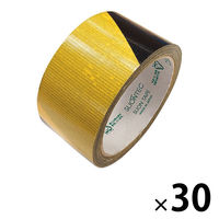 再生PET養生用テープ 幅50mm×長さ25m 危険表示用トラテープ No.349000-00-SS マクセル 1箱（30巻入）