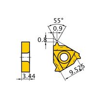 三菱マテリアル インサート MMT16ER190BSPT VP15TF 1セット(5PC)（直送品）