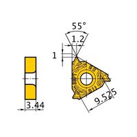 三菱マテリアル インサート MMT16ER140BSPT-S VP15TF 1セット(10PC)（直送品）