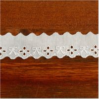 （株） 一井商店 綿レース リボン 幅3cm 28m巻 オフホワイト CL1253-00 長さ28m×2巻（直送品）