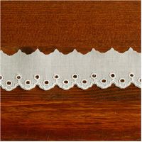 (株) 一井商店 綿レース 幅3cm 28m巻 オフホワイト CL1331-00 1セット(長さ28m×2巻)（直送品）