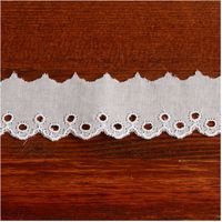 (株) 一井商店 綿レース 幅3cm 28m巻 白 CL1331-0 1セット(長さ28m×2巻)（直送品）