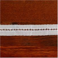 (株) 一井商店 綿レース はしごレース 幅1.8cm 13.7m巻 白 CL1376-0 1セット(長さ13.7m×2（直送品）