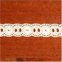 （株） 一井商店 綿レース 幅 1.8cm 28m巻 オフホワイト CL7175-00 長さ28m×2巻（直送品）