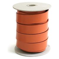 日本紐釦貿易(Nippon Chuko) NBK ヌメ革テープ 25mm巾 長さ10m巻 オレンジ MTLS1025-10（直送品）
