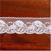 (株) 一井商店 ラッセルレース フラワー 幅6cm 20m巻 (巻) 白 RL2660-0 1セット(長さ20m×2巻セ（直送品）