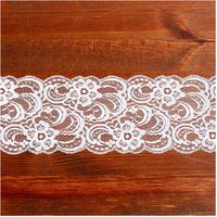 (株) 一井商店 ラッセルレース フラワー 幅9cm 20m巻 (巻) 白 RL3610-0 1セット(長さ20m×2巻セ（直送品）