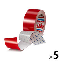 高耐久ラインテープ Anti Scratch 幅50mm×長さ20m 赤 60960 テサテープ 1セット（5巻入）