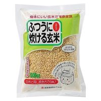 越後製菓 ふつうに炊ける玄米 こしひかり 500g x10 4901075085106（直送品）