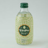 友桝飲料 マスクメロンサイダー 瓶 300ml x24 4964621180656 1セット(24個)（直送品）