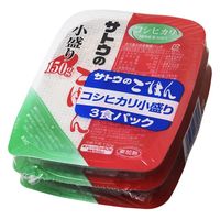 サトウ食品 サトウ こだわりコシヒカリ 小盛 150gX3 x12 4973360433060（直送品）