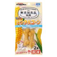 ドギーマン 無添加良品 犬 カムカムデンタルコーン ぐるぐるボーン型 SS チキン風味 2本 1袋 おもちゃ 歯みがき玩具