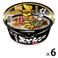 東洋水産 【九州地区限定】マルちゃん バリうま 熊本風黒とんこつ 1セット（6食）