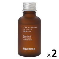 無印良品 エッセンシャルオイル ペパーミント 30mL 1セット（2個） 良品計画