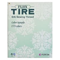 フジックス FUJIX(フジックス) タイヤー 絹縫い糸 糸実物見本帳 全171色 FK9049　1冊（直送品）