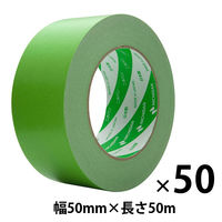 【ガムテープ】 ニュークラフトテープ No.305C ライトグリーン 幅50mm×長さ50m ニチバン 1箱（50巻入）