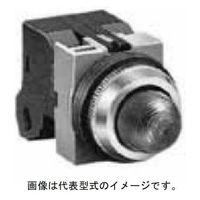 IDEC φ25 TWSシリーズ パイロットライト 丸形 LED照光 AC/DC6V APS166DNPW 1個（直送品）