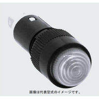 IDEC APシリーズ LED式小形表示灯Φ10 丸突形 AC/DC24V AP1M222PW 1個（直送品）