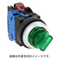 IDEC φ30TWNシリーズ照光セレクタスイッチ90°2ノッチLEDAC200/220V ASLN22611DNG 1個（直送品）