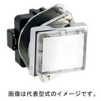 IDEC φ30TWNシリーズパイロットライト長角（記名式）LED照光AC100/110V UPQN416DPW 1個（直送品）