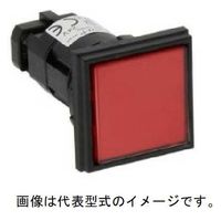 IDEC φ22HWシリーズパイロットライト角平形記名式LED照光AC/DC24V HW2P-1Q4R 1個（直送品）