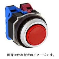 IDEC φ30TWNDシリーズ亜鉛ダイカスト製押ボタンスイッチ平形モメンタリ形 ABD110NR 1個（直送品）