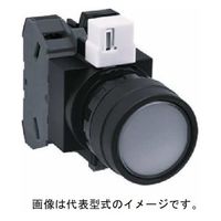 IDEC φ22HWシリーズ照光押ボタンスイッチ丸平形モメンタリ形AC/DC24V HW1L-M111Q4G 1個（直送品）