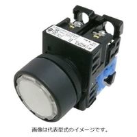 富士電機 φ22 AR22シリーズ照光押しボタンスイッチ白丸フレームAC/DC24V 1a　AR22F0L-10E3W　1台（直送品）