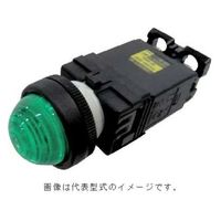 富士電機 φ22 DR22シリーズ 表示灯 緑 丸形フレーム ドーム形 AC220V　DR22D0L-M3G　1台（直送品）