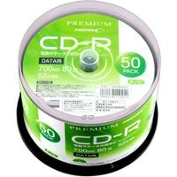 磁気研究所 HIDISC CD-R データ用 52倍速 スピンドル 業務用 HDVCR80GP50 1包装（50枚入）（直送品）