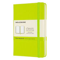 モレスキン クラシック ノートブック ハード プレーン(無地) ポケット レモングリーン QP012C2 1冊（直送品）