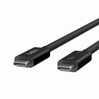 USB Type-Cケーブル 2m 100W Thunderbolt 4 USB4 映像出力（8K対応） インテル認証 USB-IF認証 1個