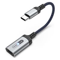 ライトニング 変換アダプター USB Type-C[オス] - Lightning[メス] オーディオ用 シルバー 1個