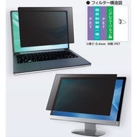 光興業 覗き見防止フィルター LooknonーN9 デスクトップ用 21.5インチ(16:9) LN9-215IO 1個（直送品）