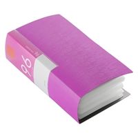 バッファロー（サプライ） ＣＤ＆ＤＶＤファイルケース　ブックタイプ　９６枚収納　ピンク BSCD01F96PK 1個（直送品）